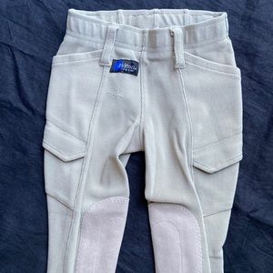 Irideon Cargo Knee Patch Breeches Classic Tan X-Small